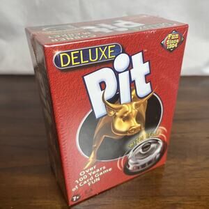 New Sealed Hasbro Deluxe Pit Card Game w/ Bell #1019 Family Fun 3-8 Players 7+